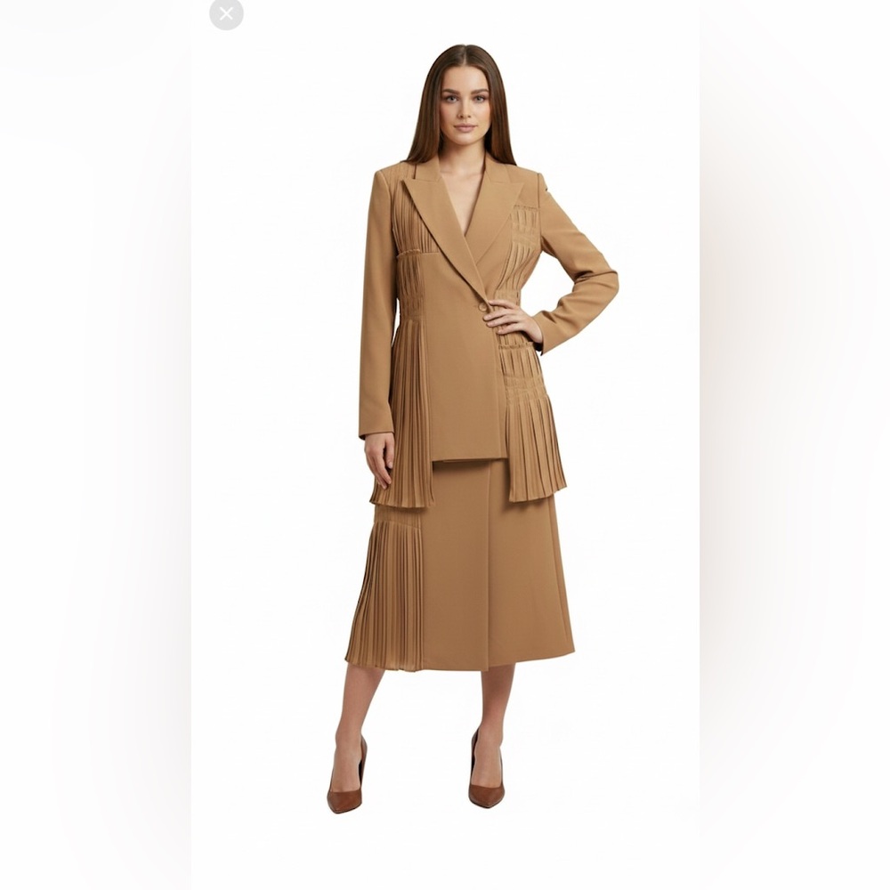 Jonathan Simkhai Pleated Jacket - image 1